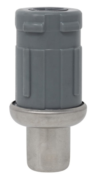 Adjustable Foot, S/S Clad Toe, Thermoplastic, Hex Toe, for 1⅝" Round Tubing