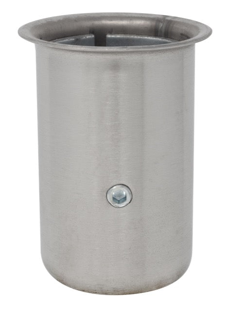 Leg Socket, Stainless Steel, for 1⅝" Round Tubing, 3⅛" Tall