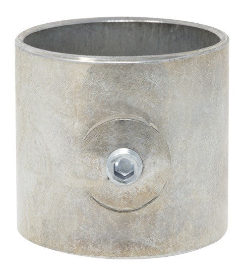 Leg Socket, Zinc Plated, for 1⅝" Round Tubing, 1¾" Tall, No Flare
