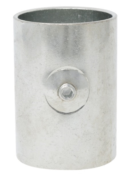 Leg Socket, Zinc Plated, for 1⅝" Round Tubing, 2⅝" Tall, No Flare