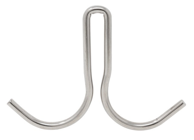 Pot Hook, Stainless Steel, Double Prong