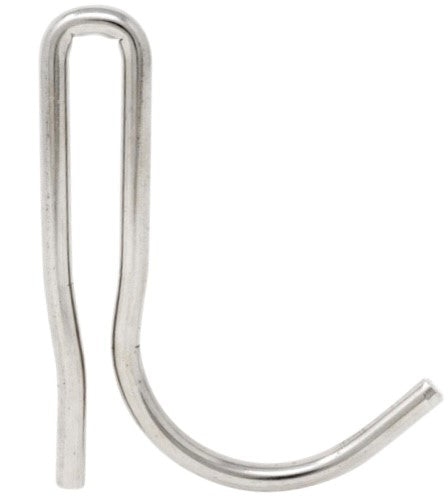 Pot Hook, Stainless Steel, Single Prong